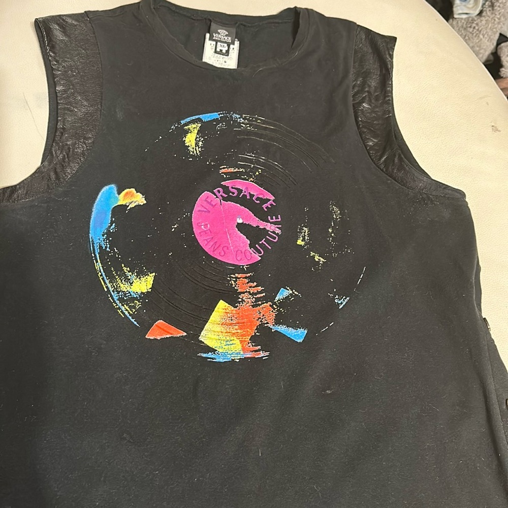 Sleeveless Versace shirt xl
